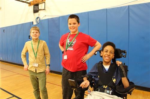 Special Olympic athletes 